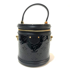 LOUIS VUITTON M53997 Monogram Vernis Cannes PM Handbag Women's Noir Black — New - Store Return
