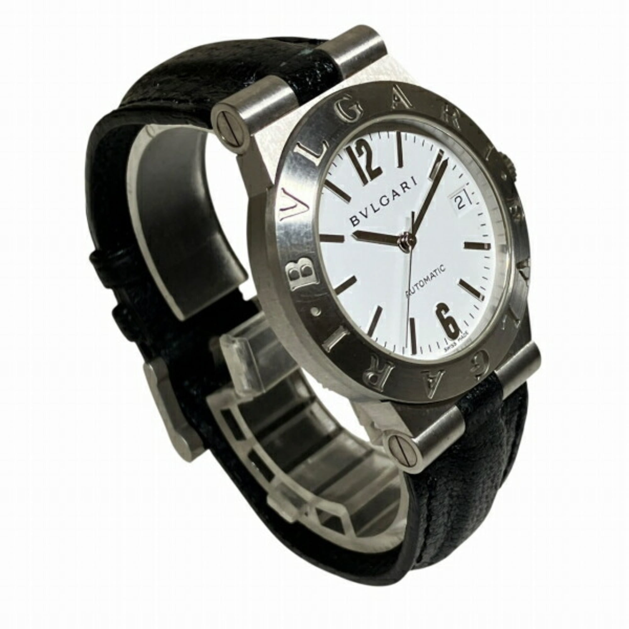 Bulgari BVLGARI Diagono Sport Date LCV35S Automatic Watch Men's — Good