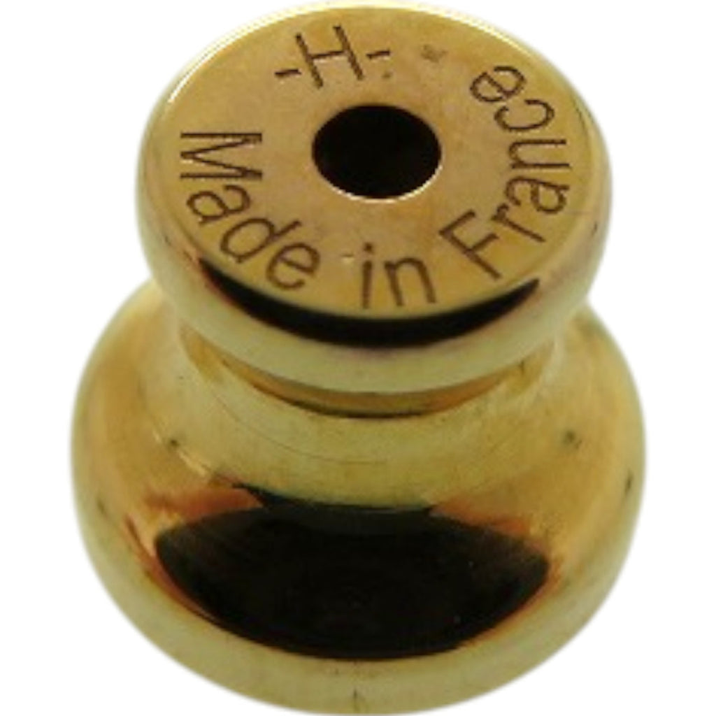 Hermes Hermès Single Pop Ash Mini Metal Vert Fizz Green Earrings 0162