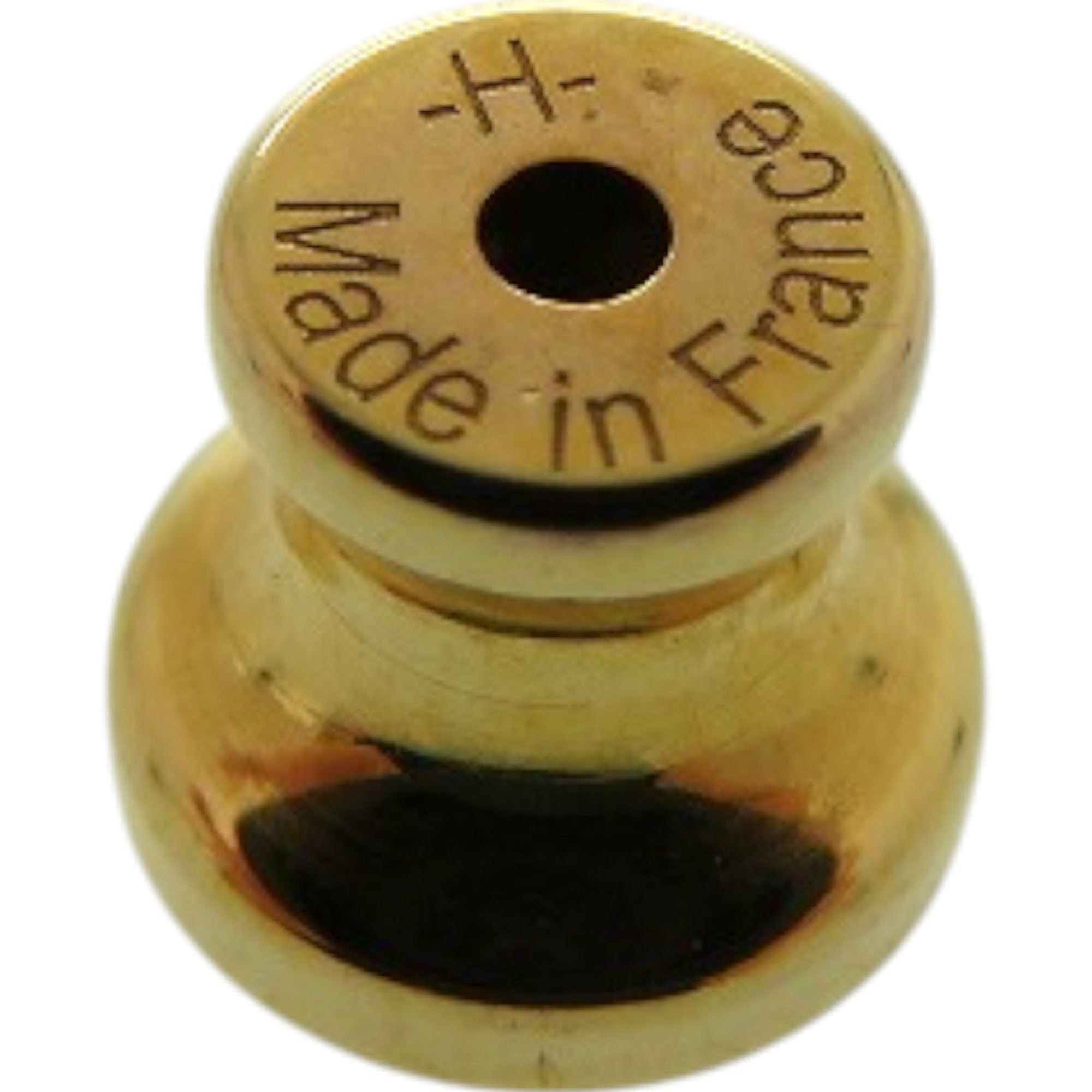 Hermes Hermès Single Pop Ash Mini Metal Vert Fizz Green Earrings 0162