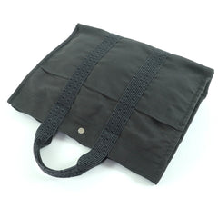 HERMES Hermes Herline MM Sellier Hardware Canvas Tote Bag Handbag Gray Made in France Women's — Like New