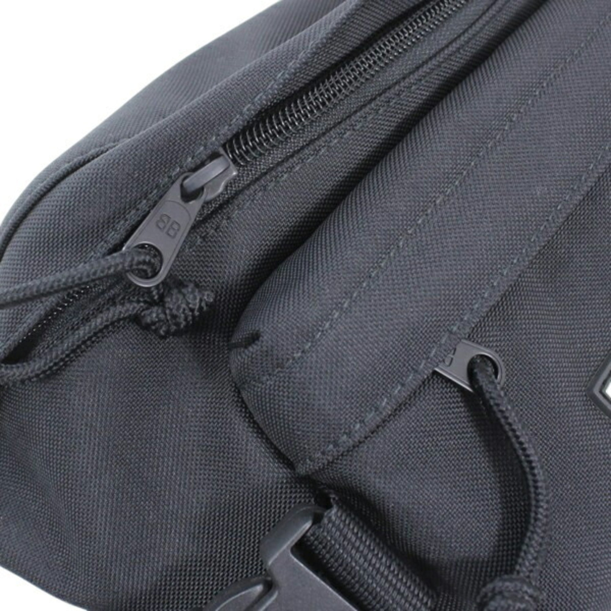 Balenciaga Body Bag Waist SKIWEAR Black Nylon Men's 770881 BALENCIAGA KM3048 — Like New