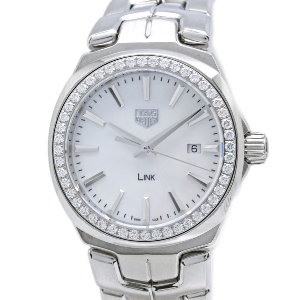 TAG Heuer Link Diamond WBC1314.BA0600 Women's Watch, Stainless Steel, 40439 — Very Good