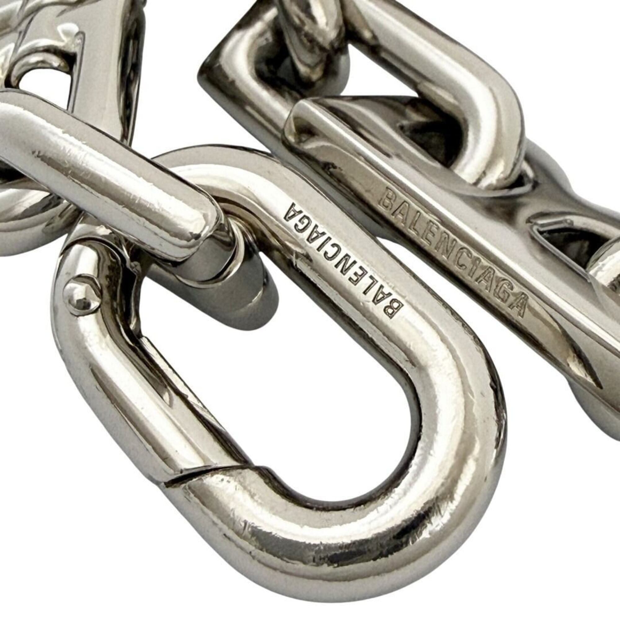 Balenciaga Men's and Women's B Chain Slim Necklace (Short) — Like New
