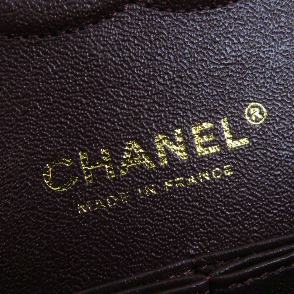 CHANEL A01112 Matelassé 25 Lambskin Shoulder Bag, Random Serial Number, Double Flap, Chain, Black with Gold Hardware, Comes Box and Dust Made in France, Women's — Like New