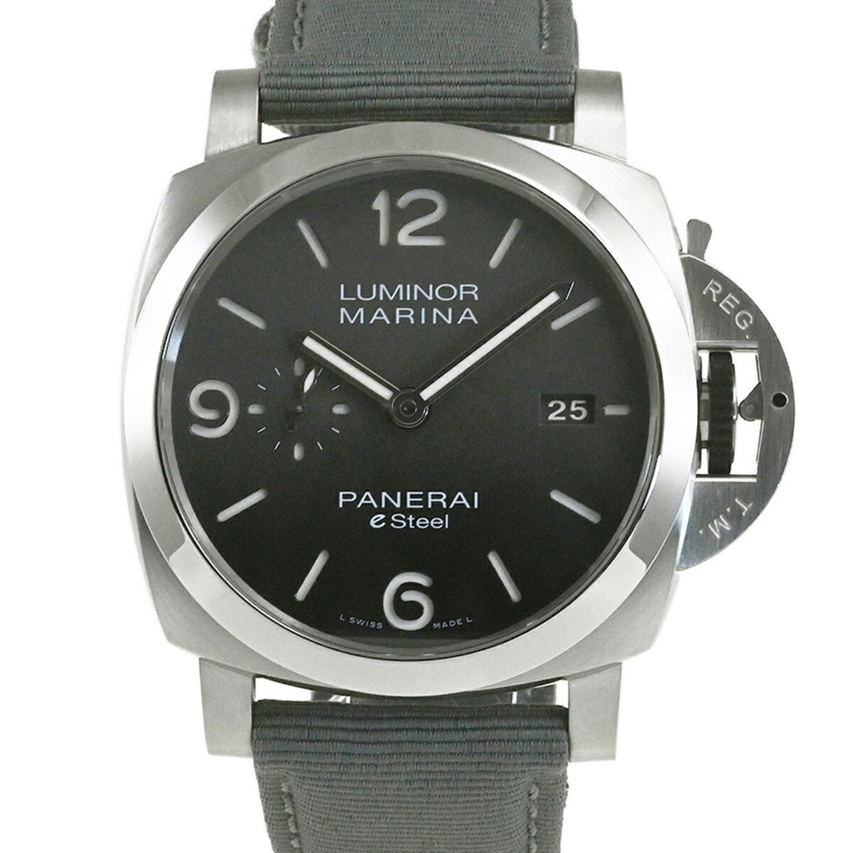 PANERAI Luminor Marina Grigio Roccia Watch 44mm PAM01358 — Good