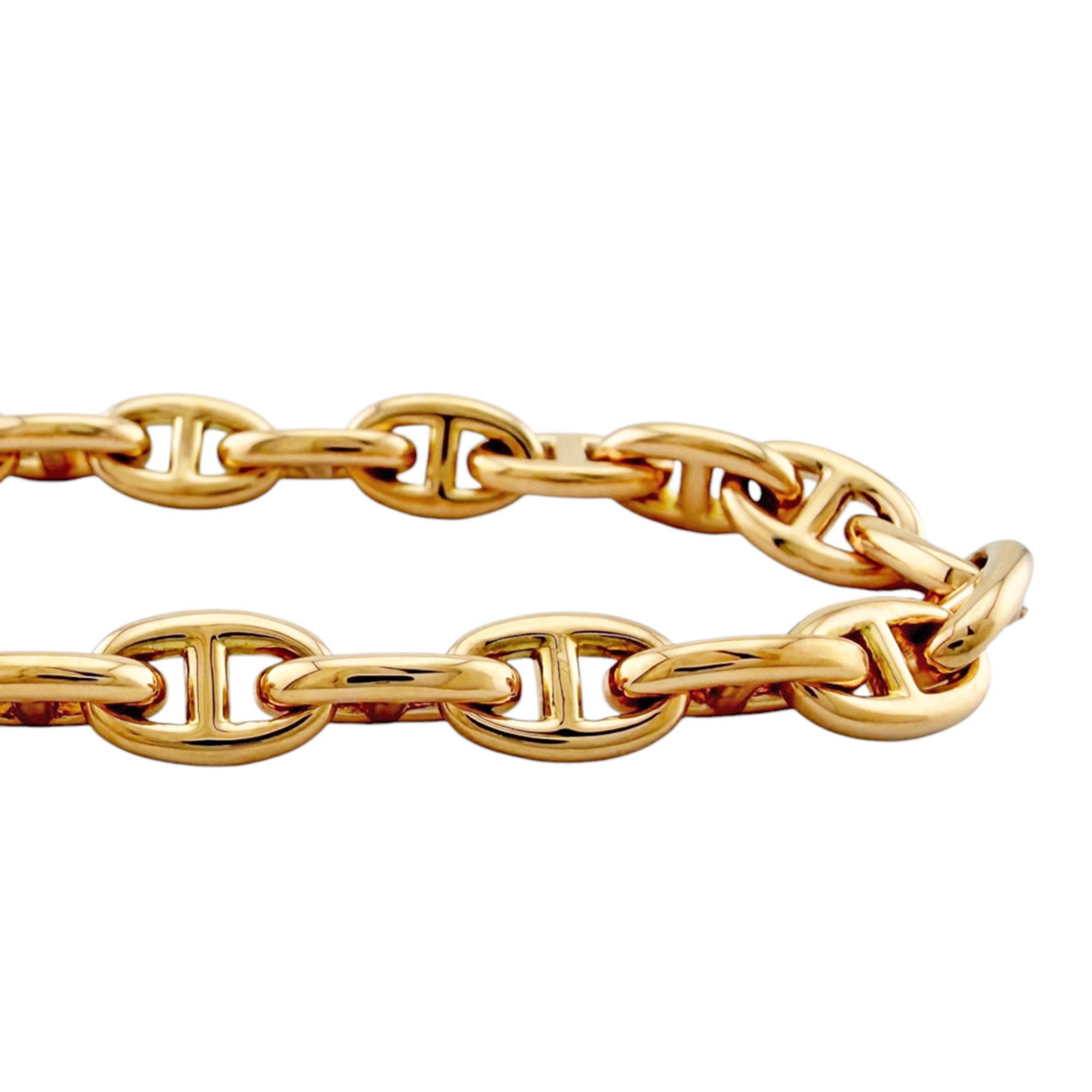 Hermes Chaine d'Ancre Bracelet, 18K Pink Gold, Women's HERMES — Like New