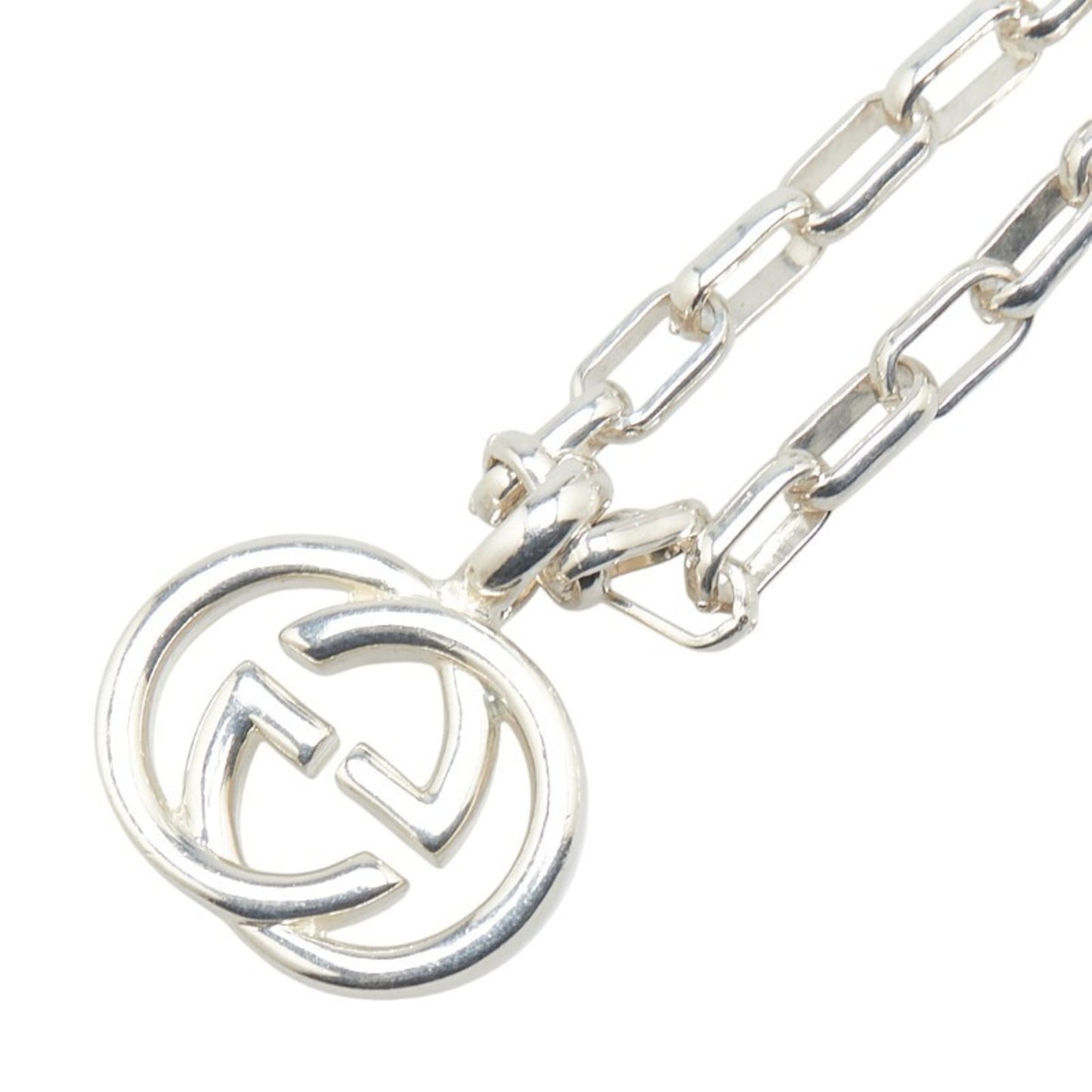 Gucci Interlocking G Necklace in SV925 Silver for Women