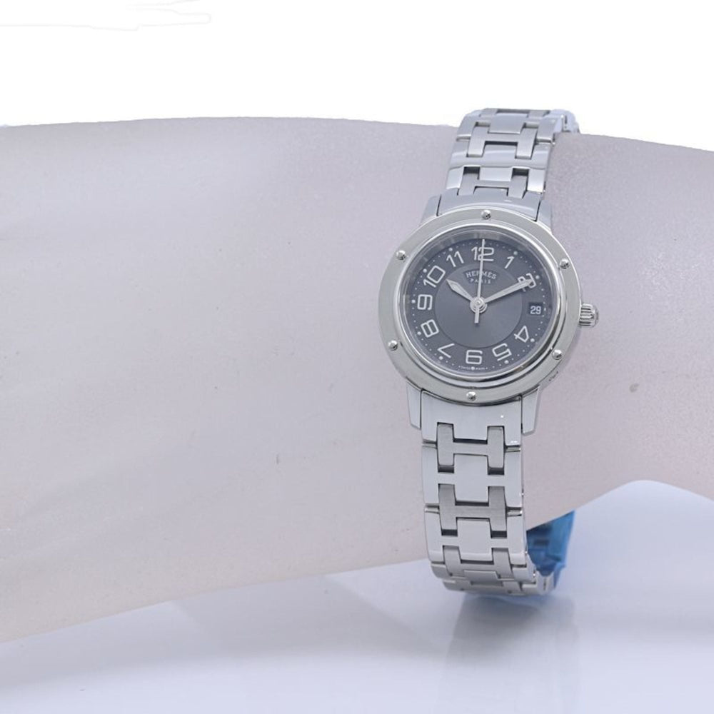 HERMES Clipper Classic CP1.210.230 4969 Women's Watch, Stainless Steel, 130489 — Very Good