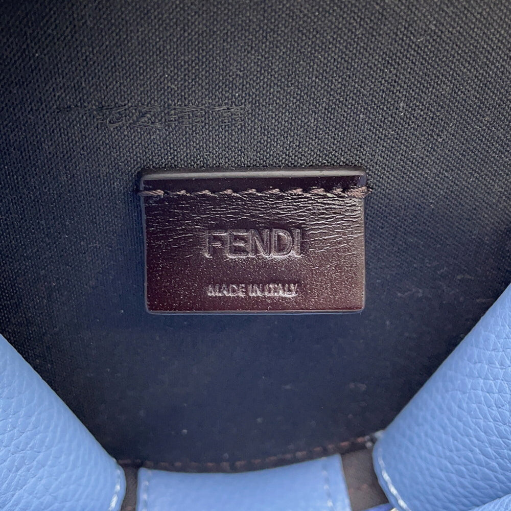Fendi Shoulder Pouch FF Round Leather 7M0359 FENDI Handbag — Like New