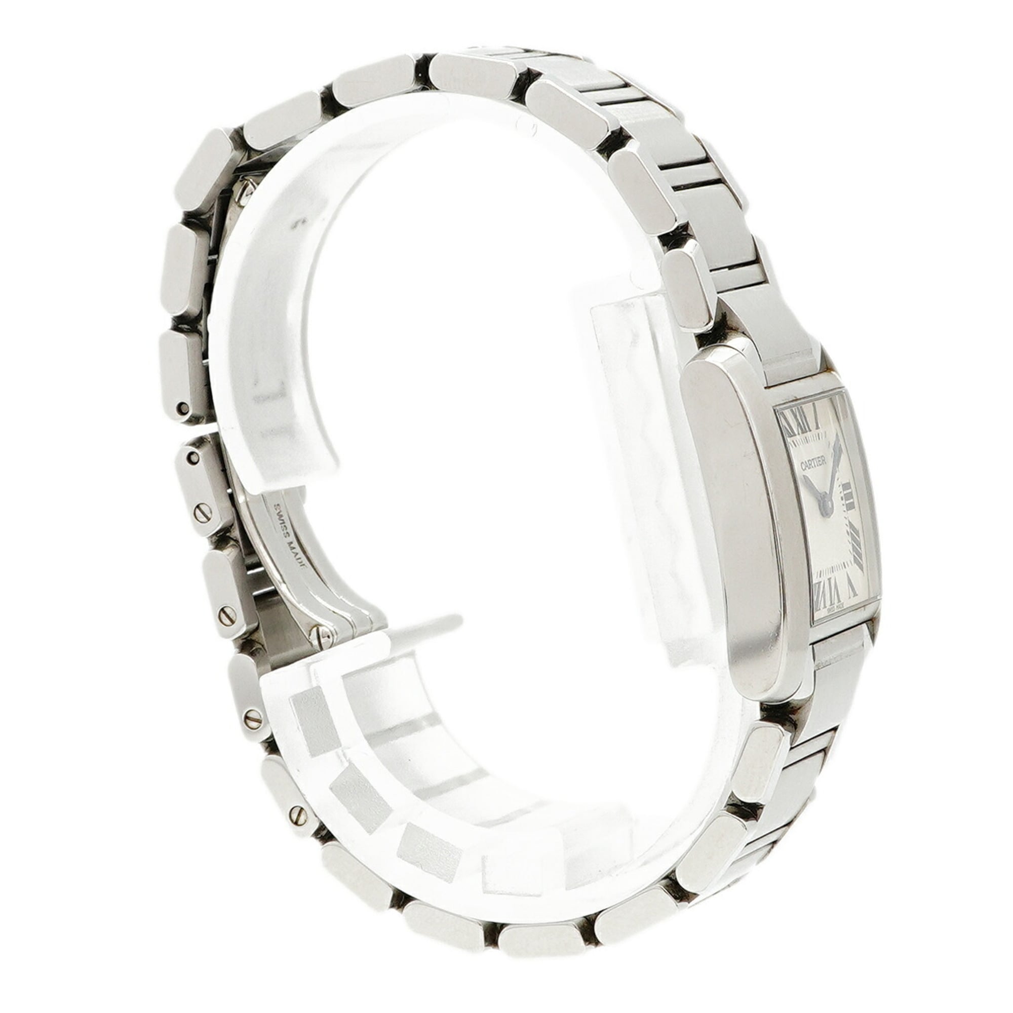 Cartier Tank Française SM W51008Q3 Ivory Dial Women's Watch — Good