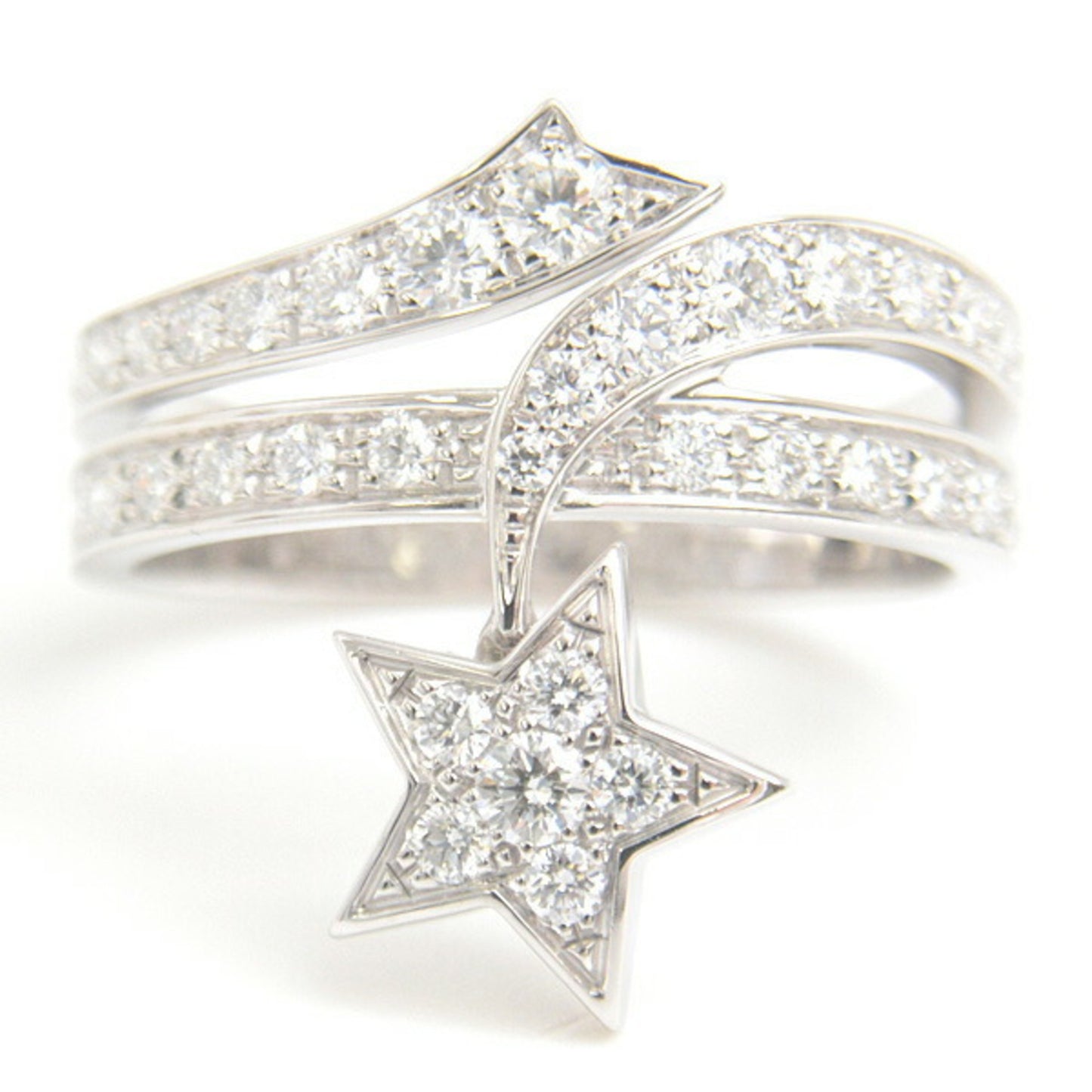 Chanel Ring for Women Comet Diamond White Gold CHANEL 750WG