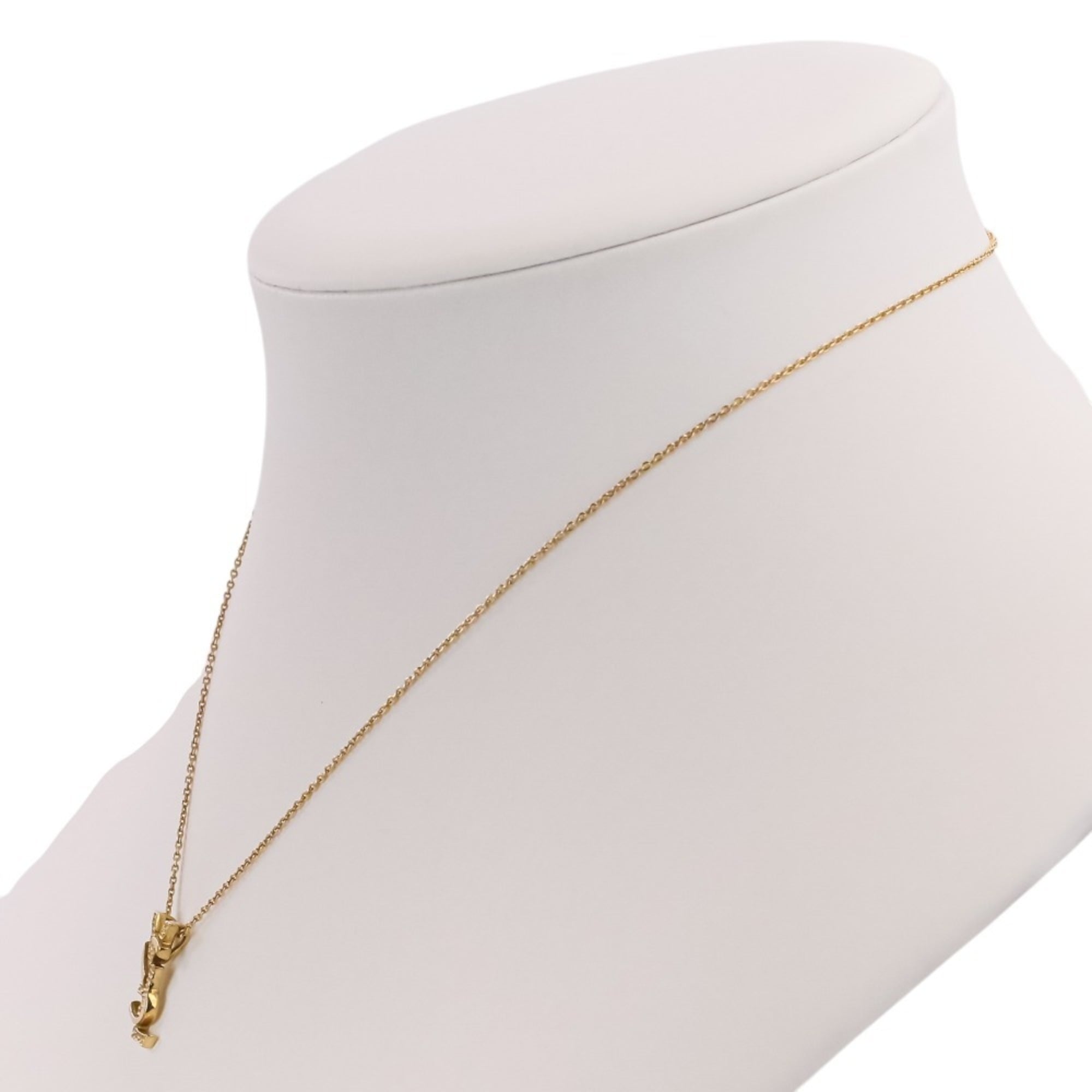 Yves Saint Laurent (YSL) 18K Gold Pendant Chain Necklace for Women — Like New