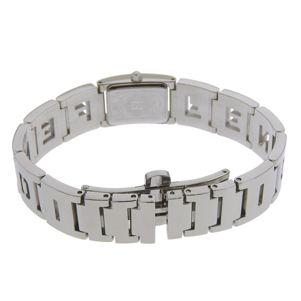 Fendi FENDI Logo Watch 3150L Stainless Steel Quartz Analog Display Silver Dial Women's — Very Good