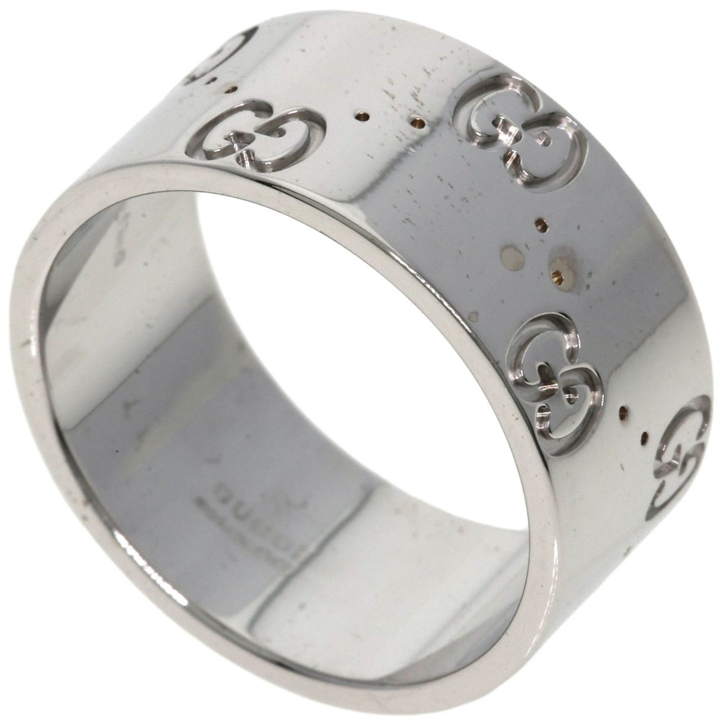Gucci Icon Wide #15 Ring in 18K White Gold for Women