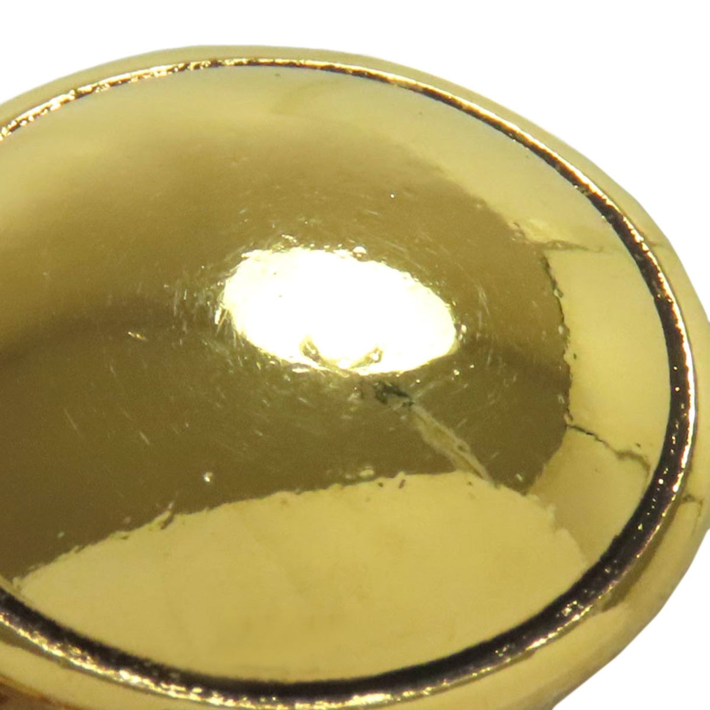 Chanel logo hoop earrings in metal for women