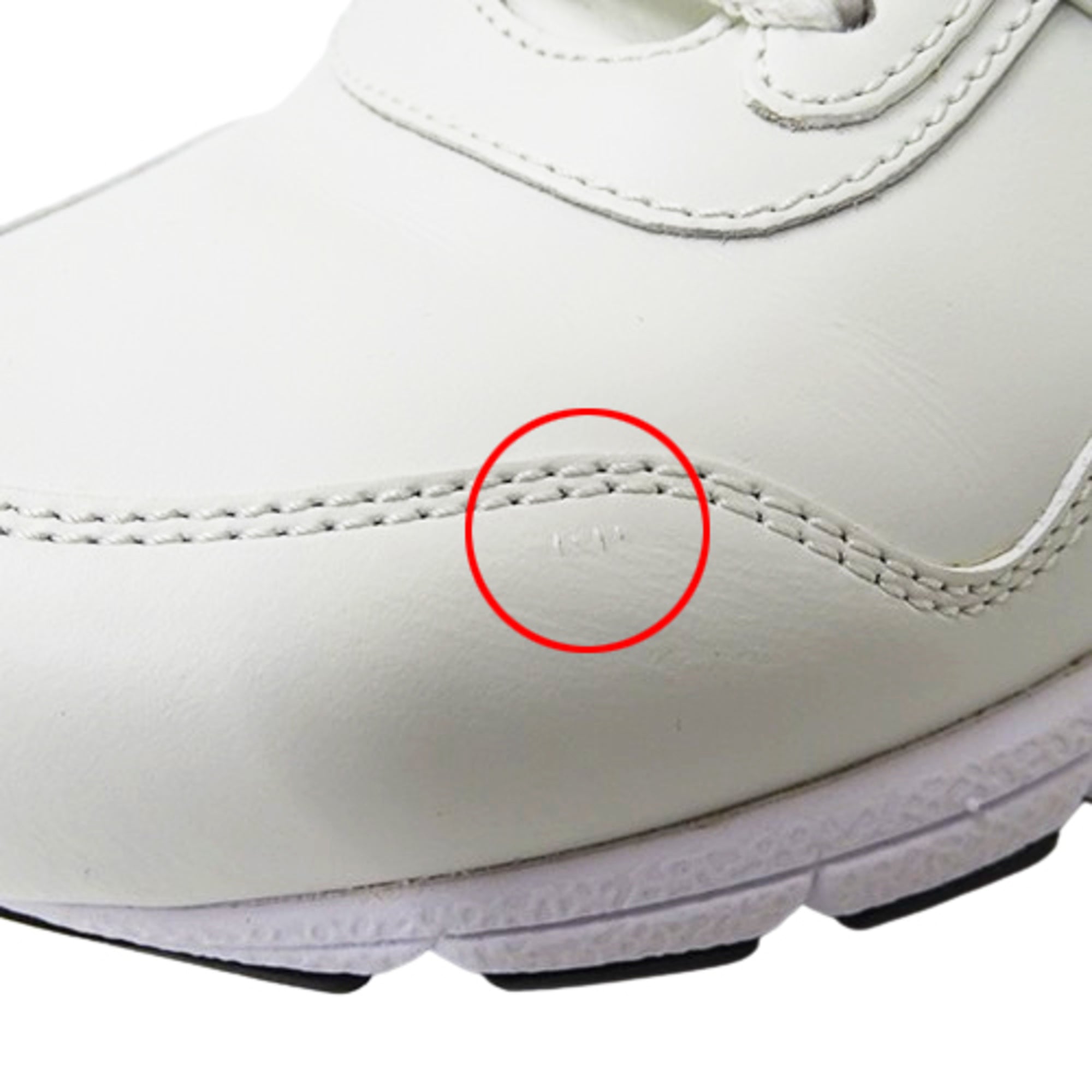 Gucci women's sneakers, white leather, size 36 1/2 (approximately 23.5cm), model number 426185.