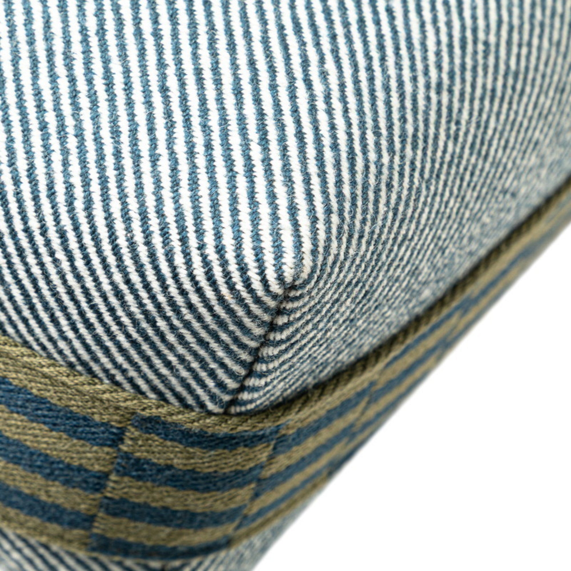 Hermès Bride A Black PM Handbag Pouch Navy Khaki Toile Officier Women's HERMES