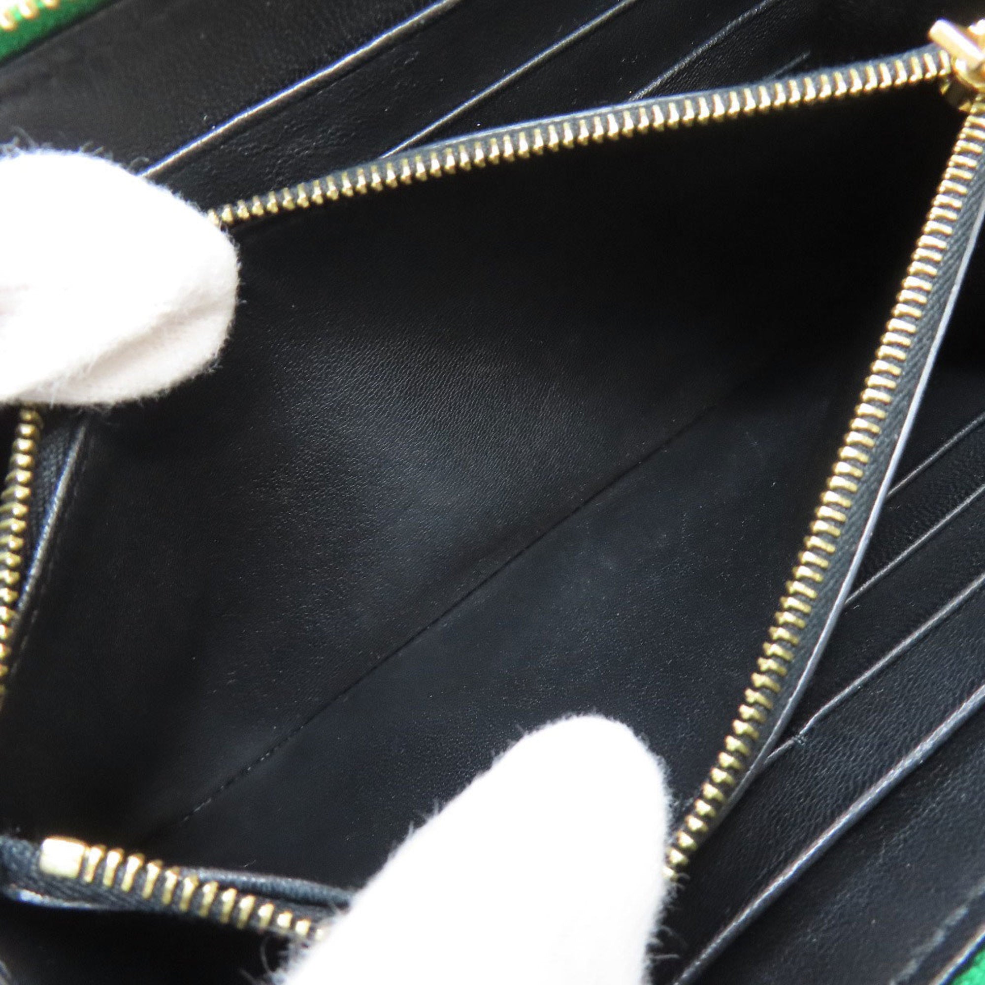 CELINE Long Wallet Leather Women's