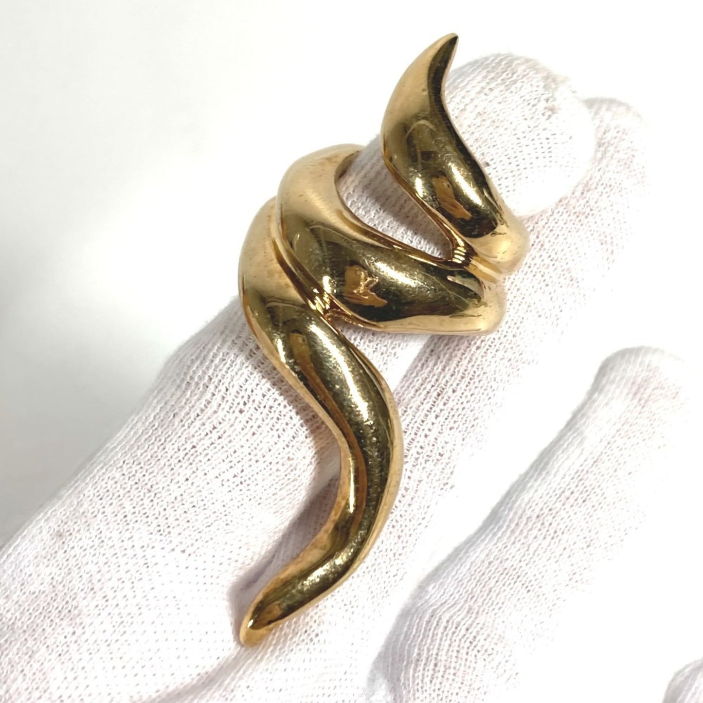 LOUIS VUITTON MP1955 Logo Accessory Jewelry Ring, Men's/Women's, Gold