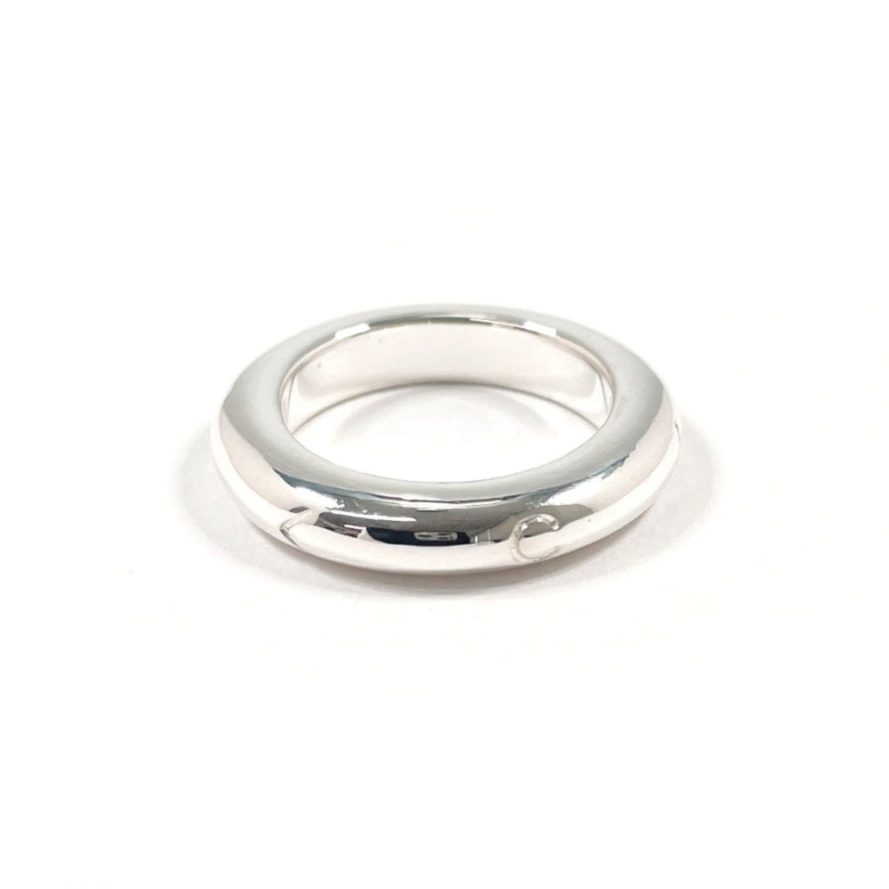 CHANEL logo vintage ring, sterling silver (925), size 12.5cm, women's — Like New