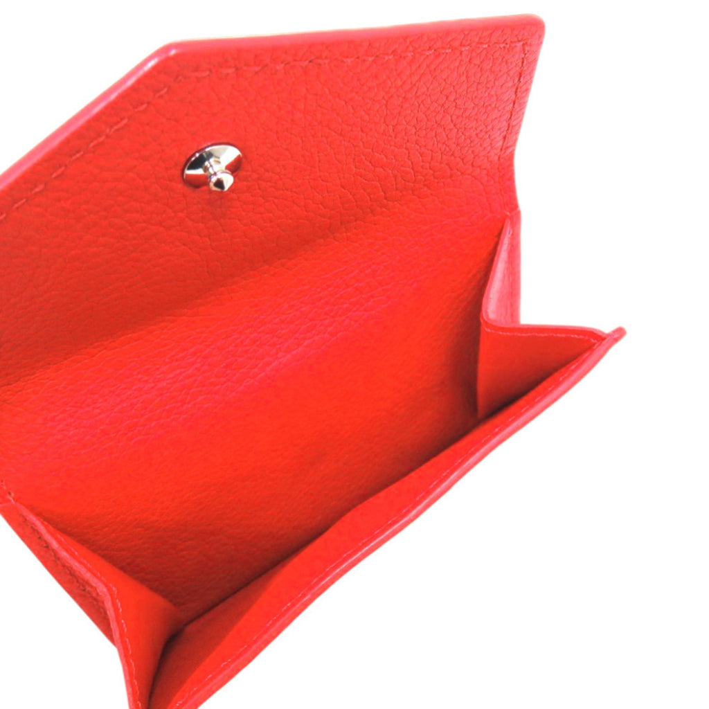 Like new Louis Vuitton Portefeuille Rock Mini M67860 Leather Red Tri-fold Wallet LV 1671 LOUIS VUITTON