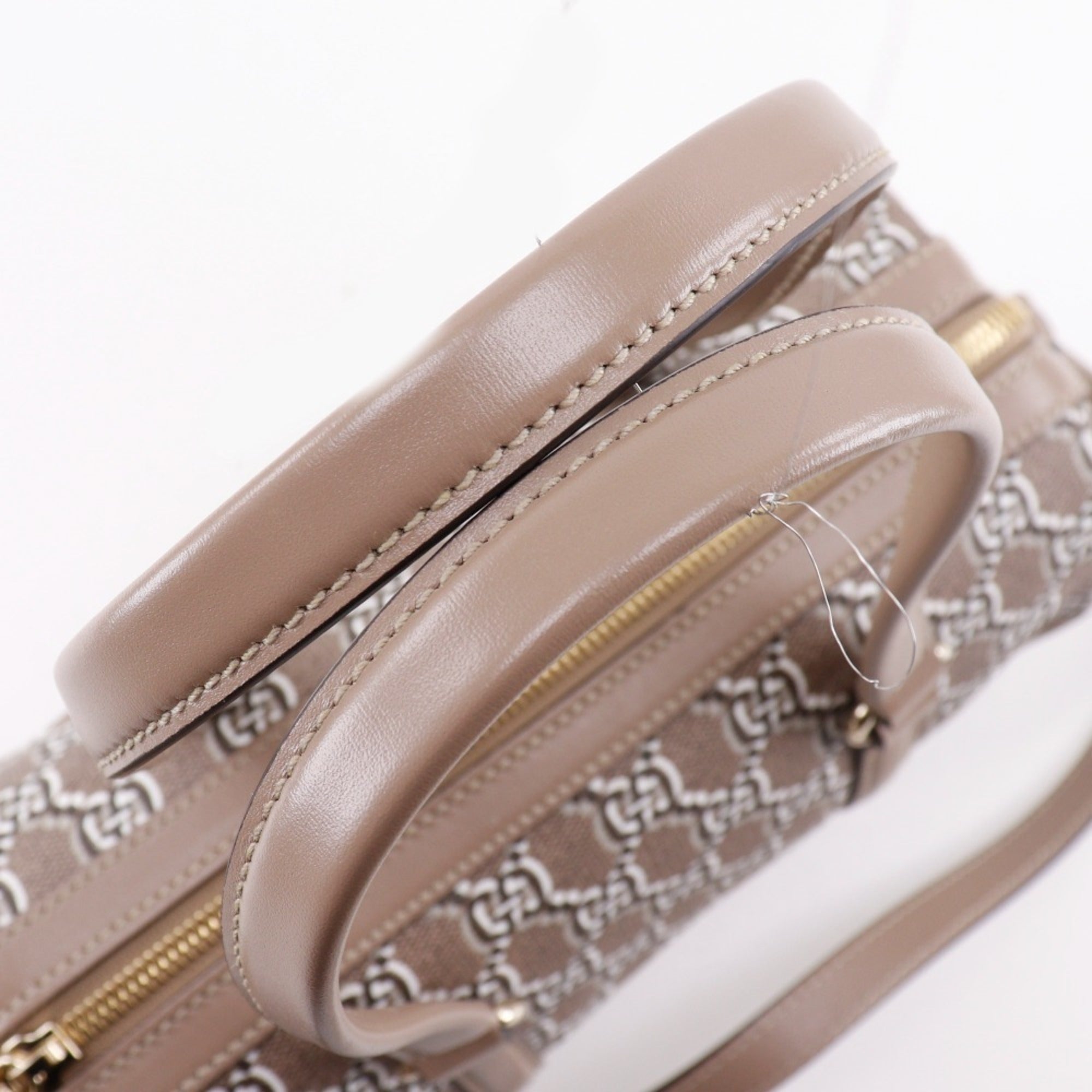 Gucci GG Shadow Handbag, 2-Way Shoulder Bag, 796230, PVC and Leather, Brown, Zipper, Women's, Unused — New - Store Return