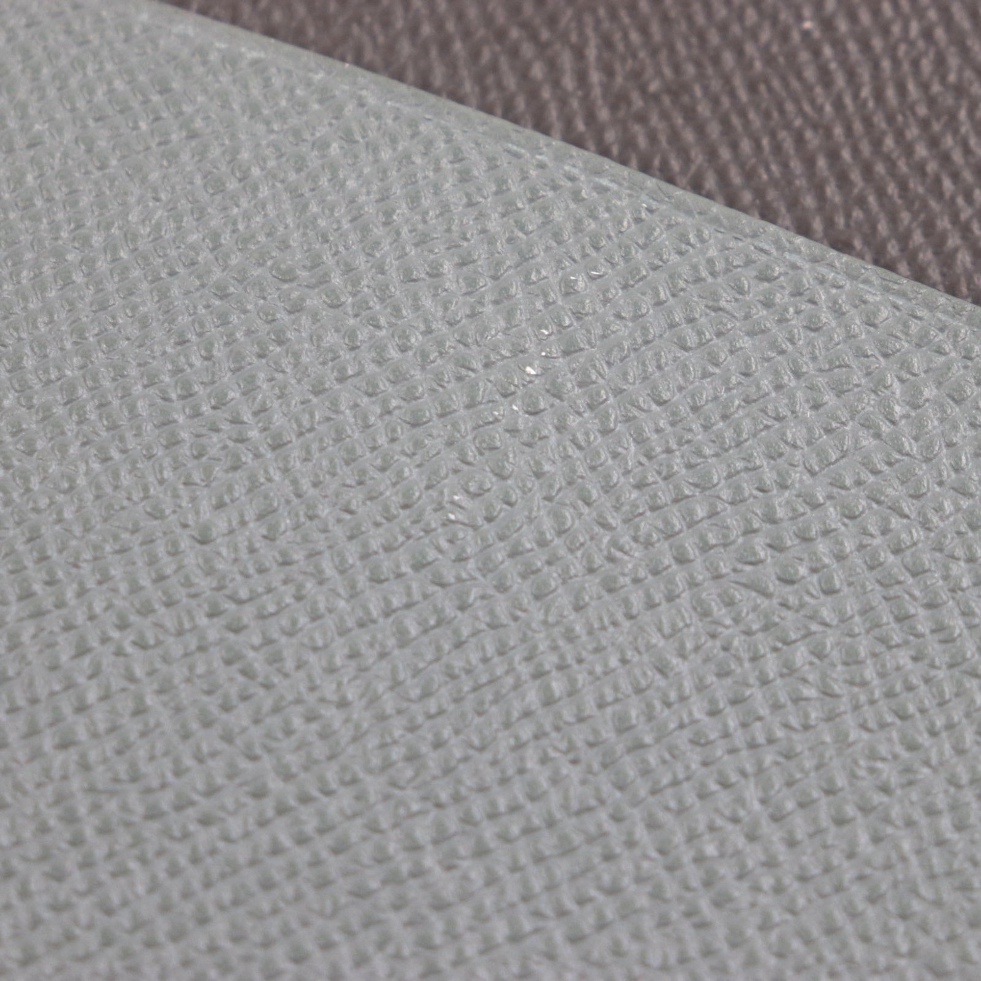 HERMES TOO DOO 29 Felt and Epsom Leather Flat Pouch/Clutch Bag with Silver Hardware, Gray, D Stamp, Dust Included, Made in France