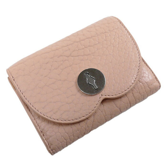 BURBERRY Chess Compact Wallet Tri-fold Pink 80835311 Women's