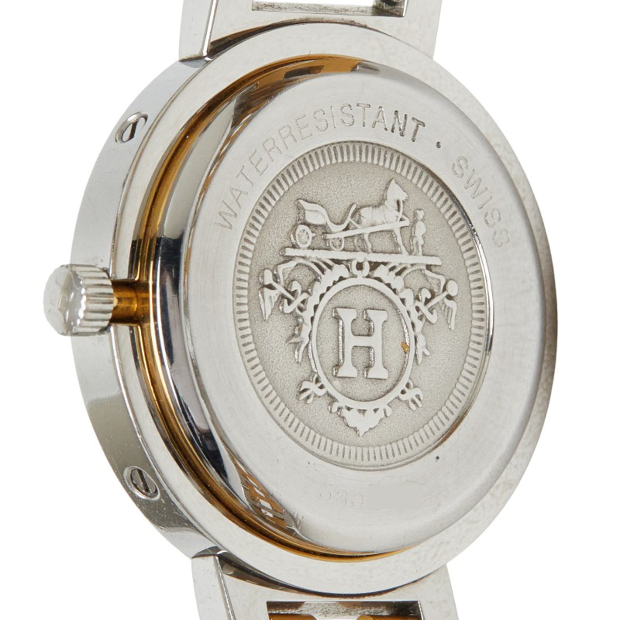 Hermes Clipper Watch CL3.240 Quartz White Dial Stainless Steel Women's HERMES — Good
