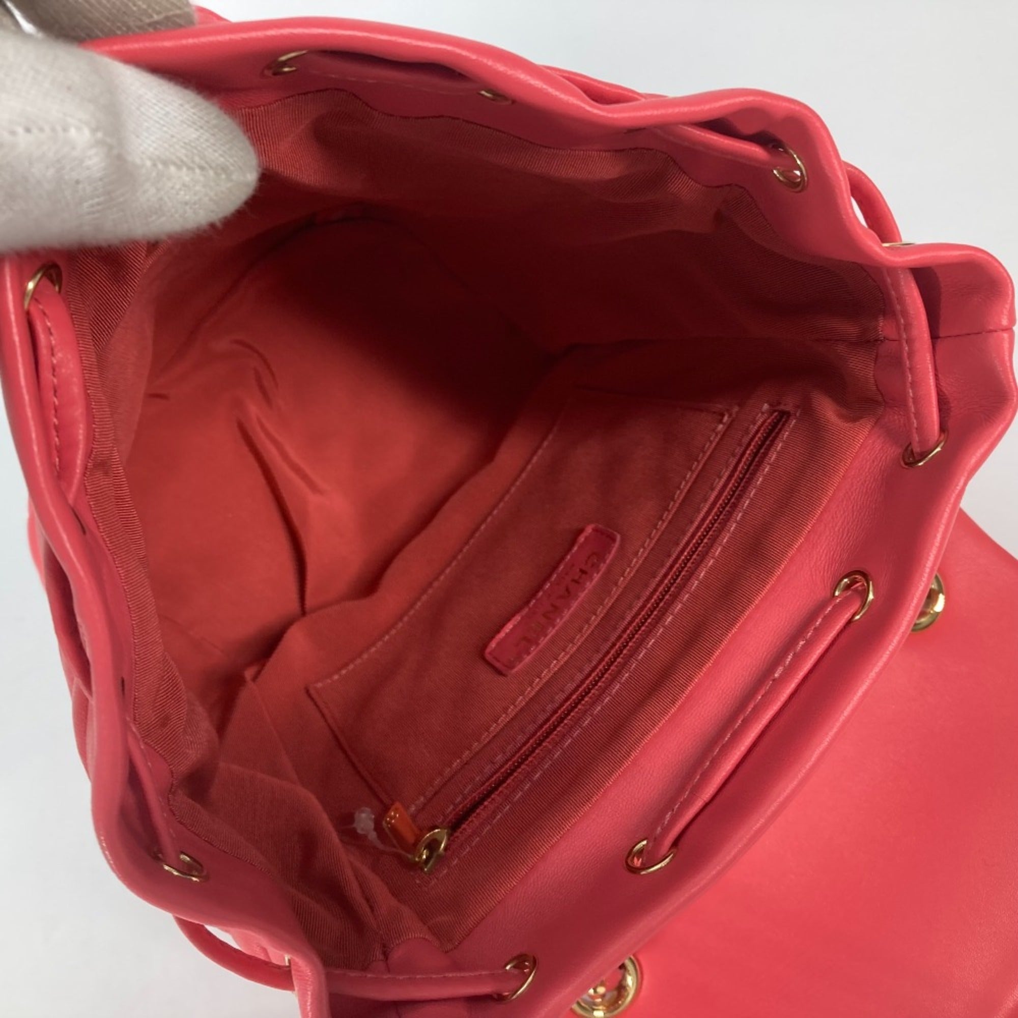 Chanel Bag Backpack Backpack pink GoldHardware — Like New