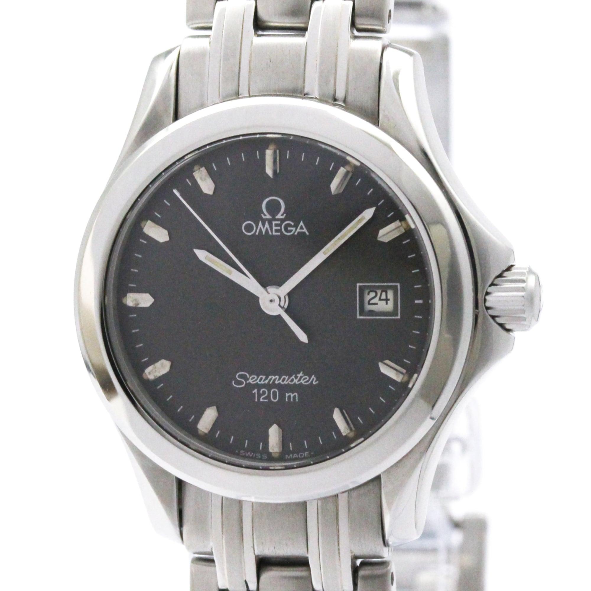 OMEGA Seamaster 120M Steel Quartz Ladies Watch 2571.41 Polished — Very Good