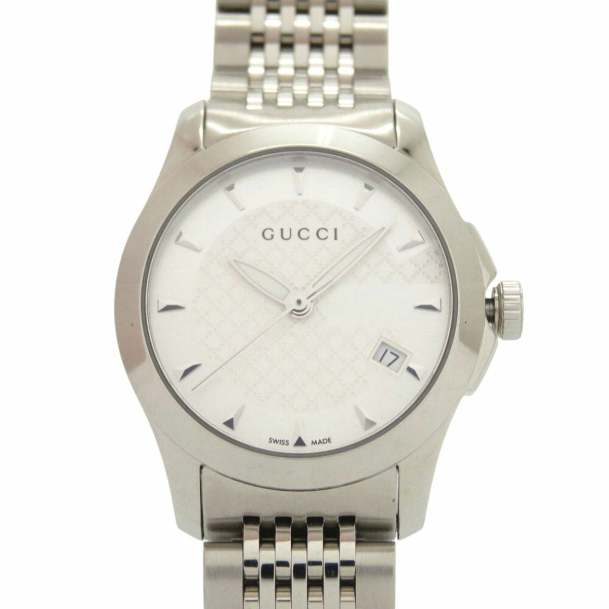 Like new Gucci G-Timeless 126.5 stainless steel silver quartz watch 1757GUCCI — Like New