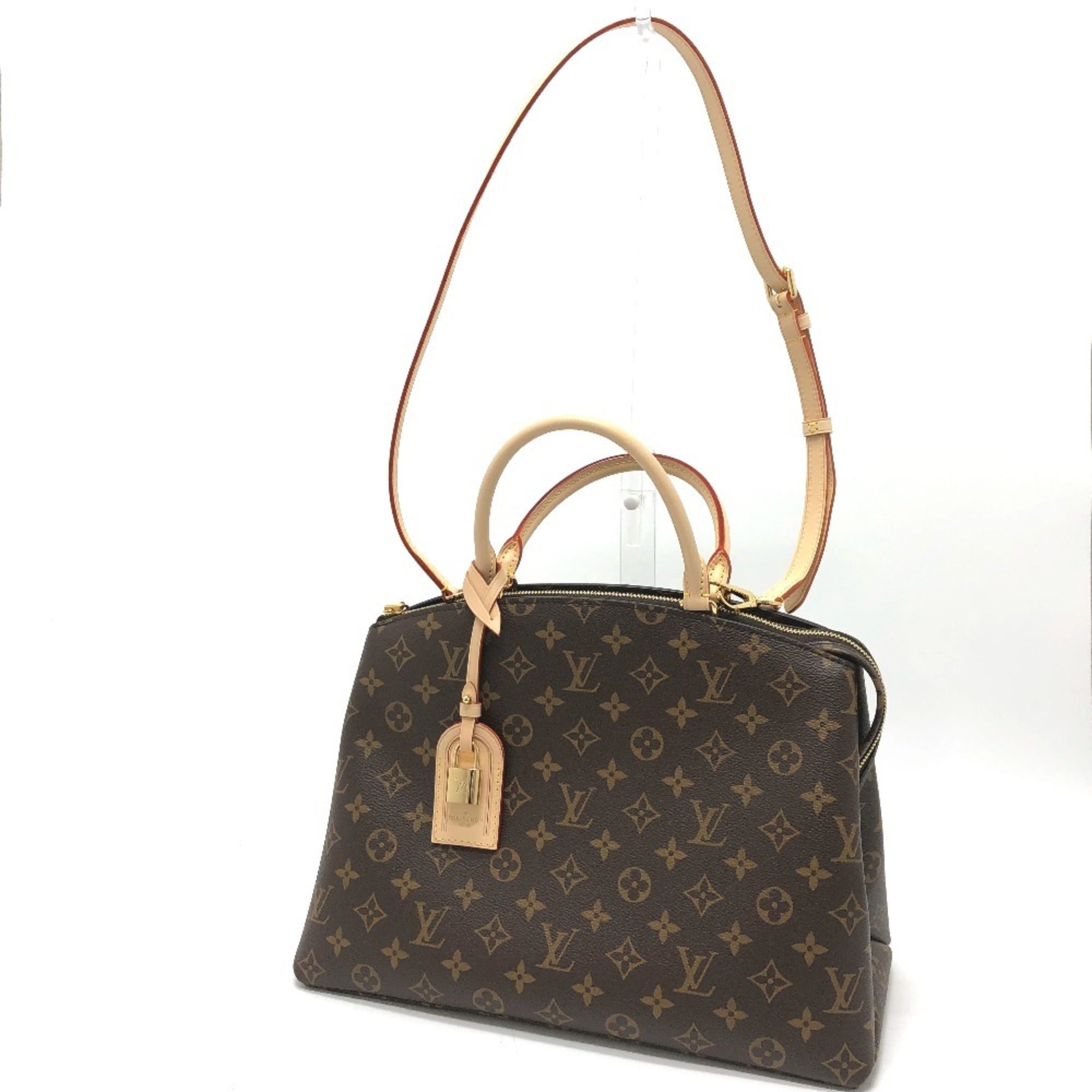 LOUIS VUITTON M45898 Monogram Grand Palais MM Handbag Canvas Women's Brown — New - Store Return