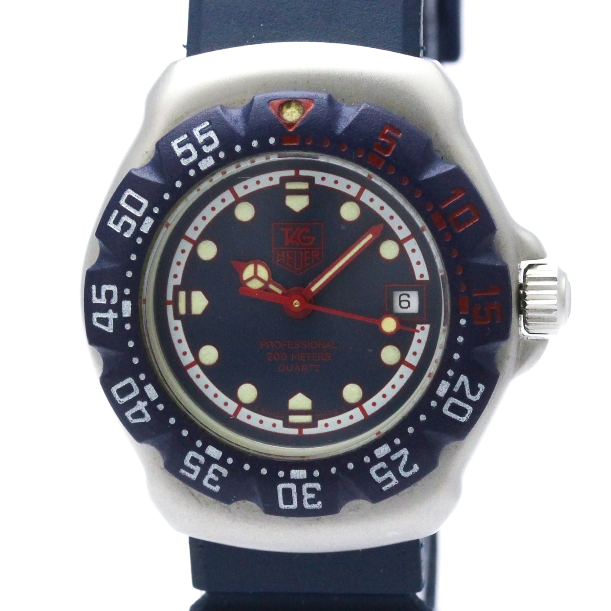 TAG HEUER Formula 1 Steel Rubber Quartz Ladies Watch 370.508 — Good