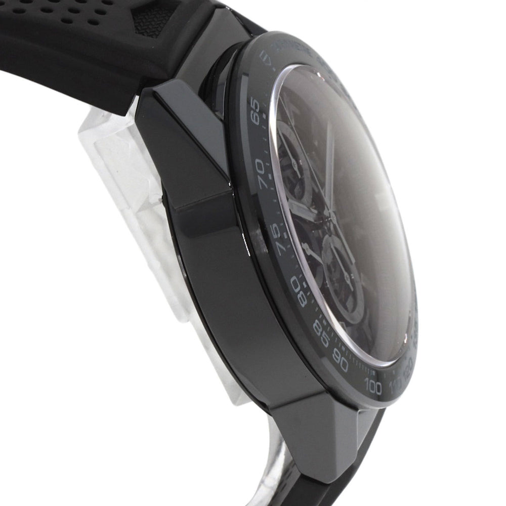 TAG Heuer CAR2A90 Carrera Calibre 01 Watch Ceramic Rubber Men's HEUER — Good