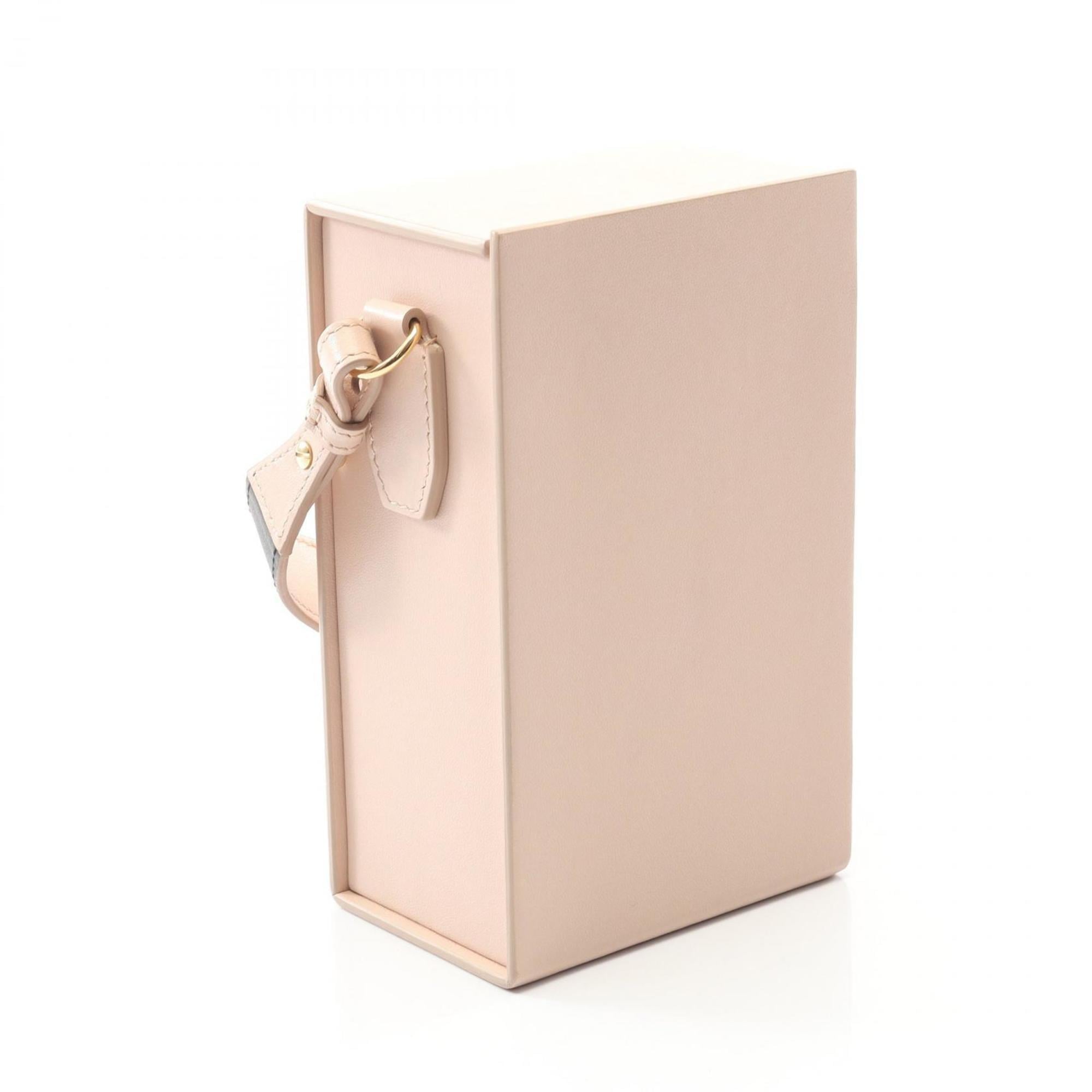 Fendi Box Shoulder Bag, Leather, Women's, Pink