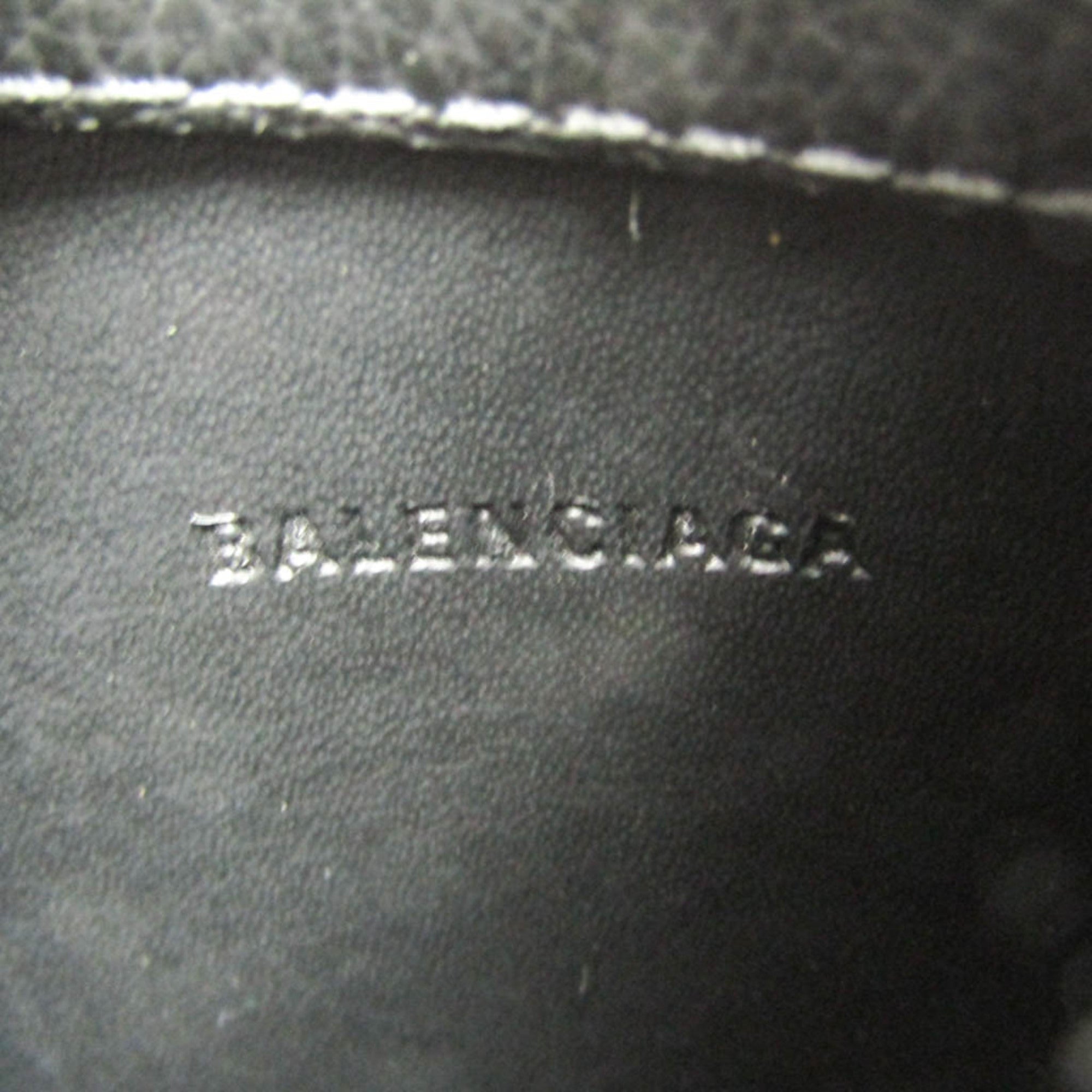 Balenciaga Hourglass Shoulder Bag 644722 Men,Women Leather Pouch,Shoulder Bag Black — Like New