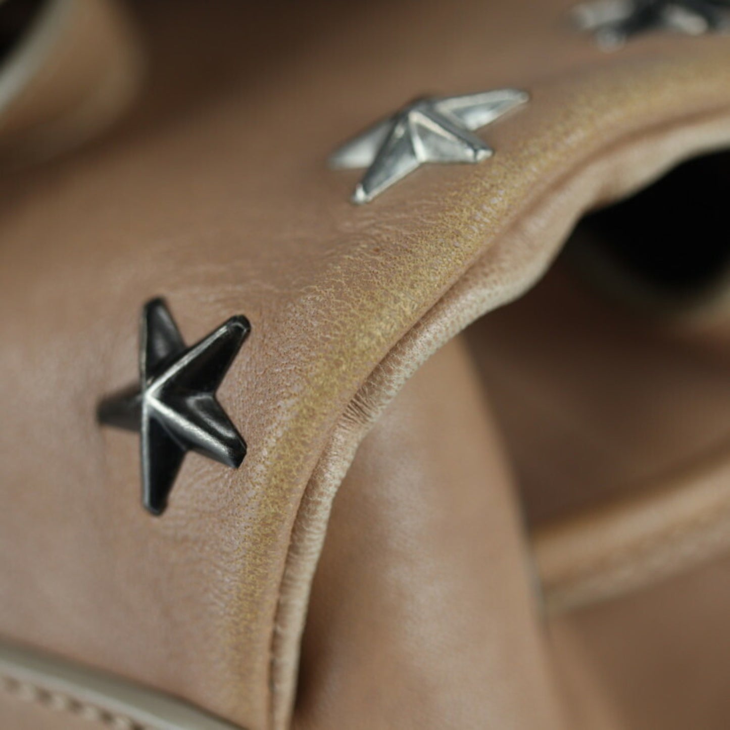 JIMMY CHOO Jimmy Choo SUKI Suki Backpack Daypack Leather Pink Beige 2WAY One Shoulder Bag Mini Star Studs