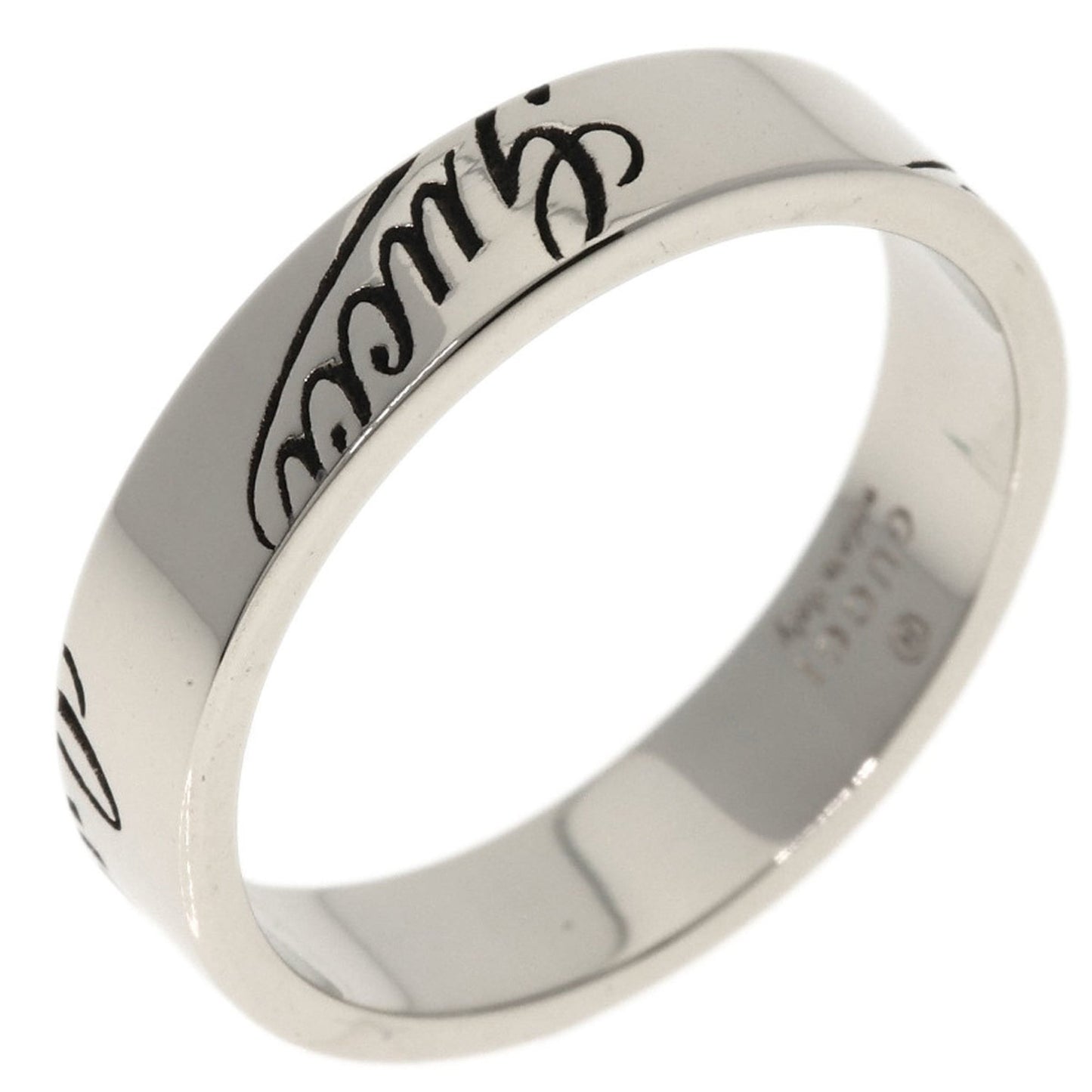 Gucci Icon Print #11 Ring in 18K White Gold for Women