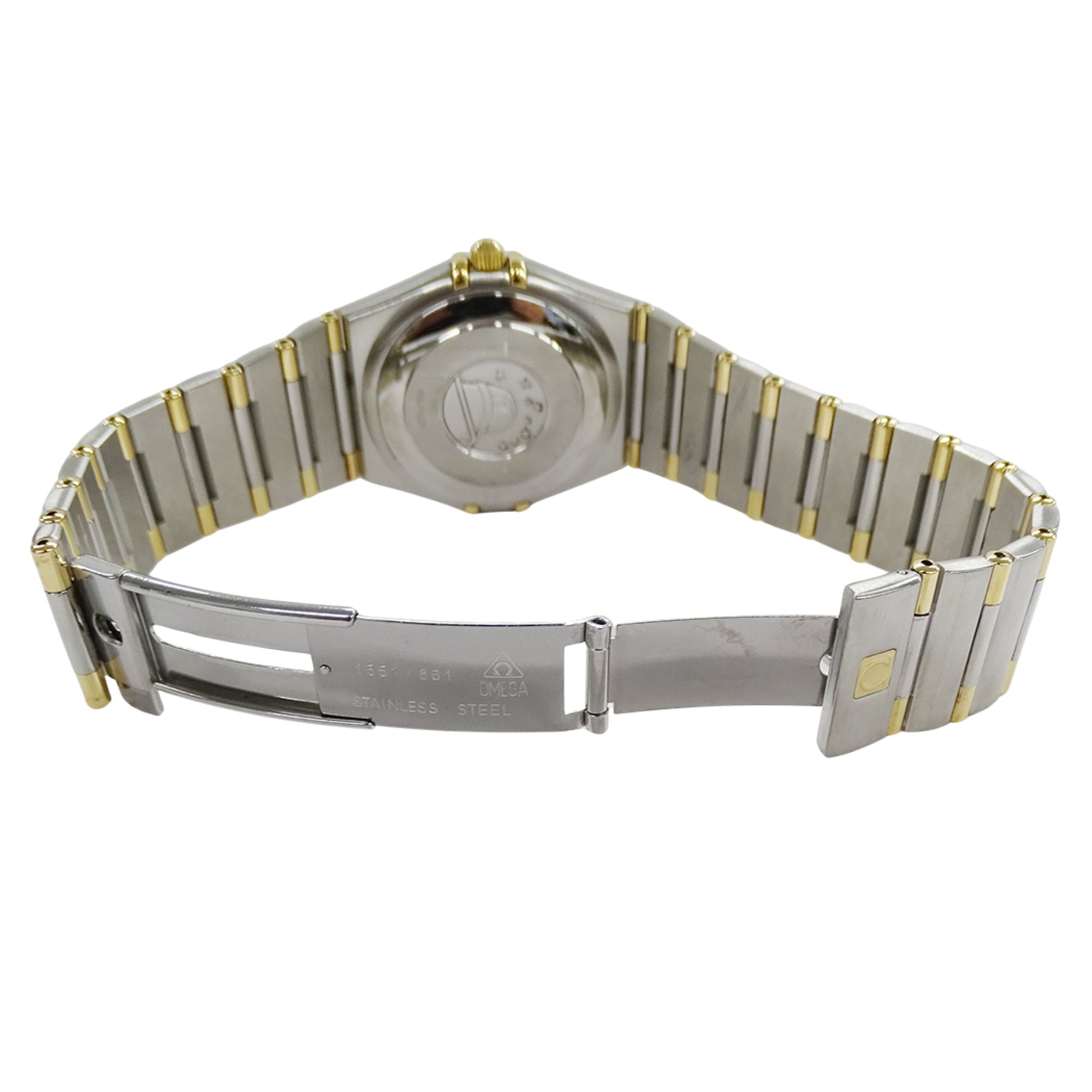 Omega Constellation 1302.10 Men's Watch, Brand Name, Date, Automatic Movement, Stainless Steel (SS), Gold (YG), Half Bar — Good