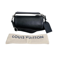 Louis Vuitton Soft Polochon PM Epi Leather Handbag, M24324, Black — Like New