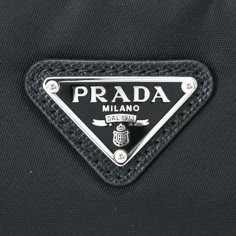 PRADA Re-Edition 2005 Nylon Leather Shoulder Handbag for Women, Black — New - Store Return