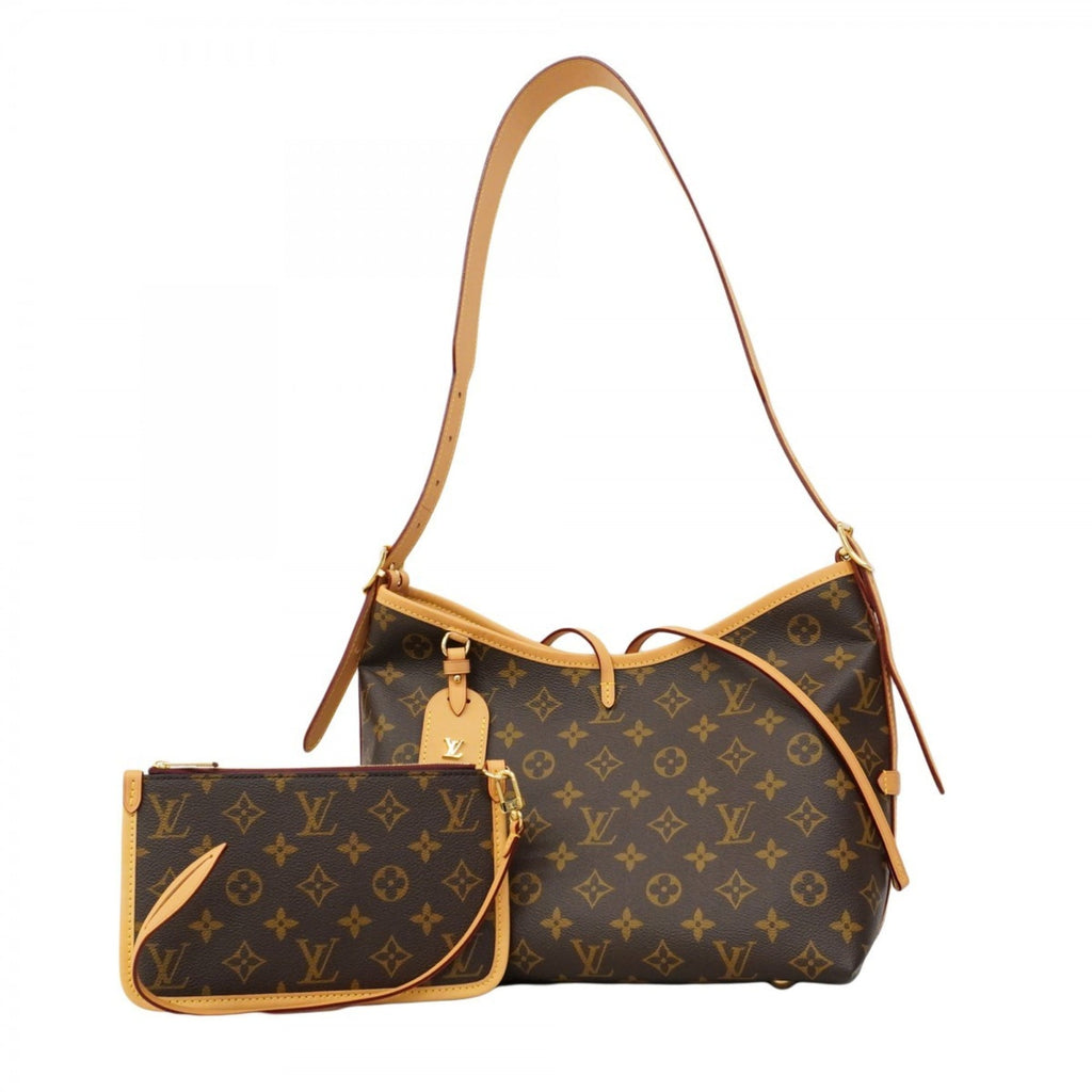 Louis Vuitton Monogram Carryall NM PM Shoulder Bag M46203 Brown Women's