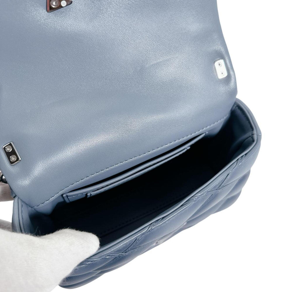 Louis Vuitton LOUIS VUITTON Handbag Maltage GO-14PM Lambskin M12434 Denim Blue — Like New