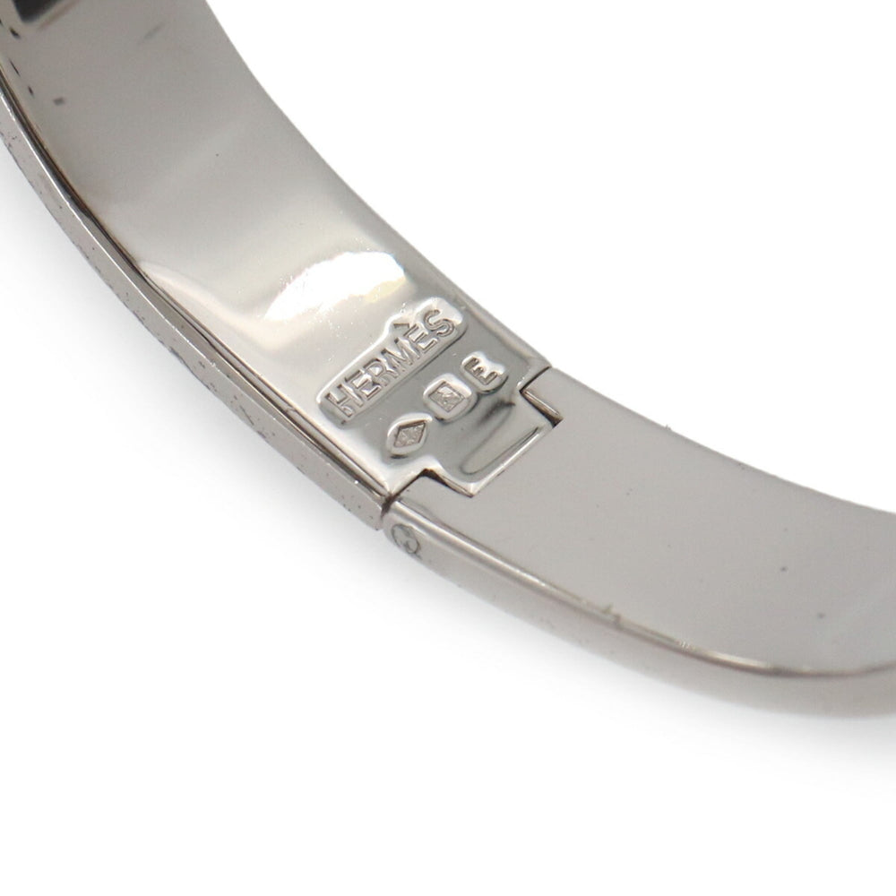 Hermes Clic H PM Bangle, Purple, Silver — Like New