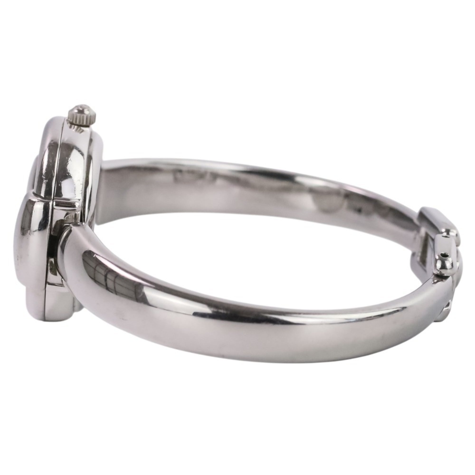 GUCCI Quartz Watch Bangle 1400L Silver Dial Women's — Very Good