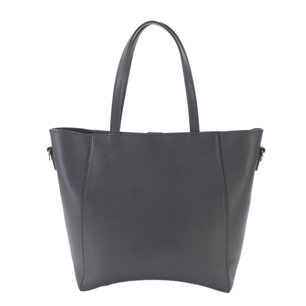 Balenciaga Hourglass Soft Small 2-way Tote Shoulder Handbag Leather Gray 810415 — New - Store Return