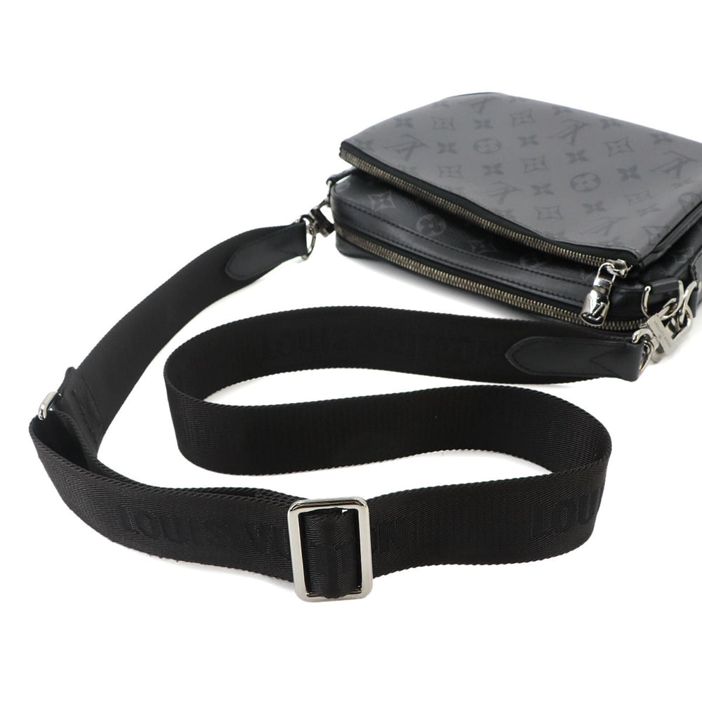 Louis Vuitton Monogram Eclipse Reverse Trio Shoulder Handbag M69443 Messenger — Like New
