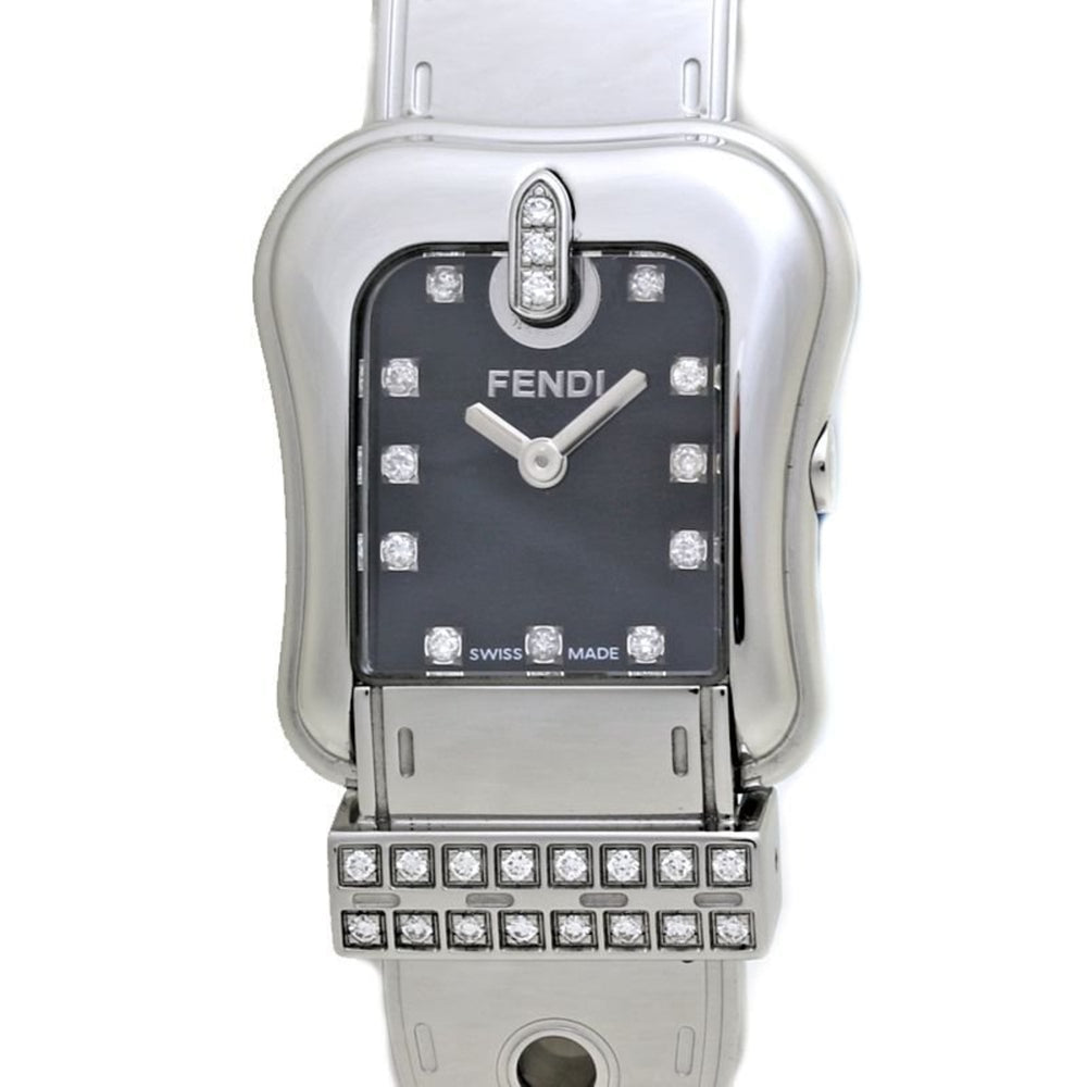 FENDI B-FENDI 3800L Diamond Stainless Steel Ladies Watch 39776 — Very Good